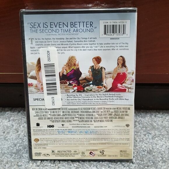 Sex And The City 2 Sarah Jessica Parker Kim Cattrall NEW Sealed 2010 - Picture 2 of 3